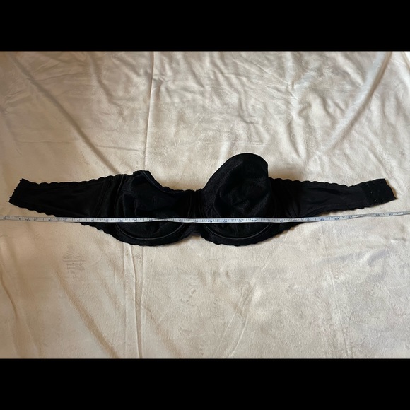 Vintage strapless CA36DD black bra - Picture 4 of 5